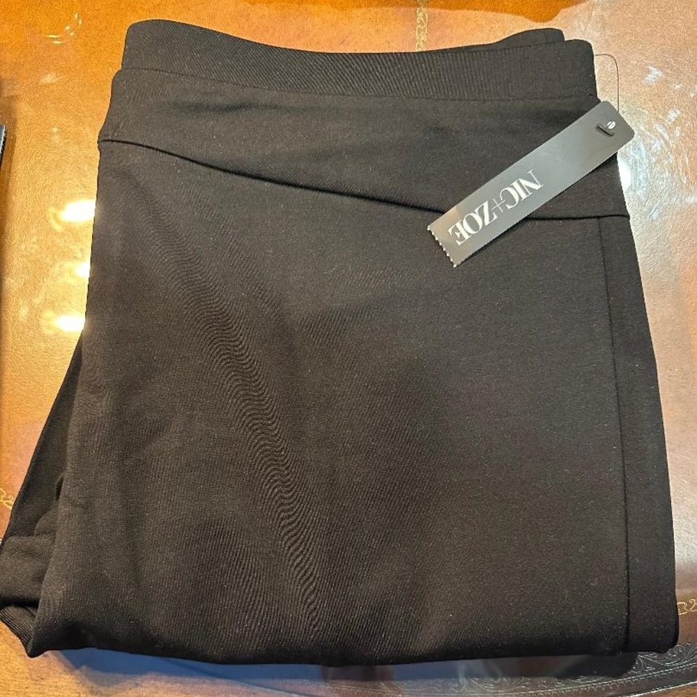 Women's Nic+Zoe Black Onyx Pants Size XL New With Tags